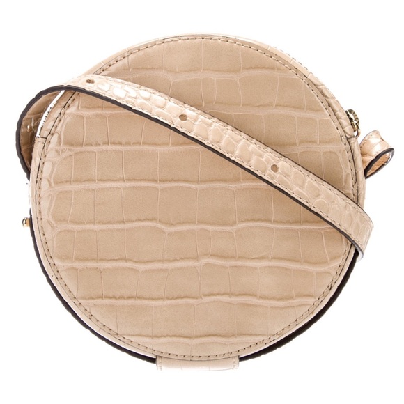 Michael Kors AIDY Croc Embossed Logo Canteen Crossbody Bag EUC - Picture 3 of 13